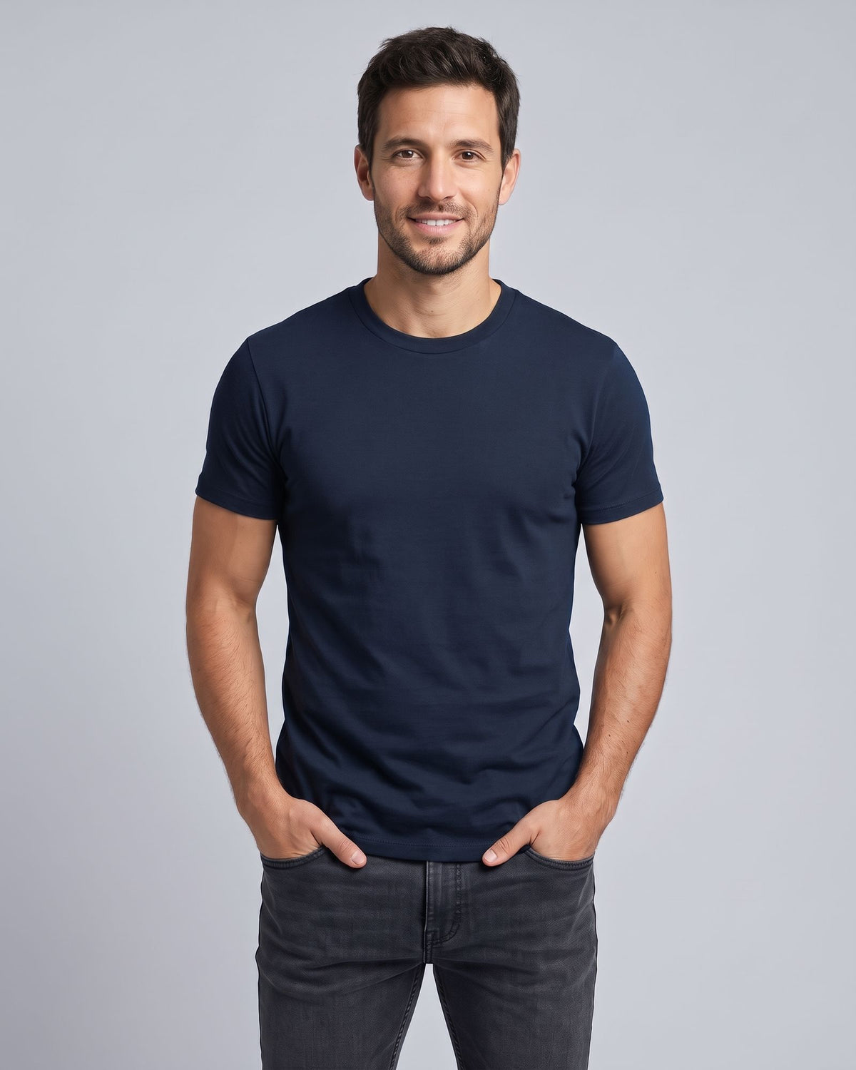 Remera Clásica Azul Marino